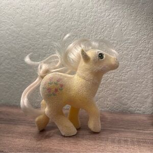 Vintage My Little Pony Yellow Plush Toy